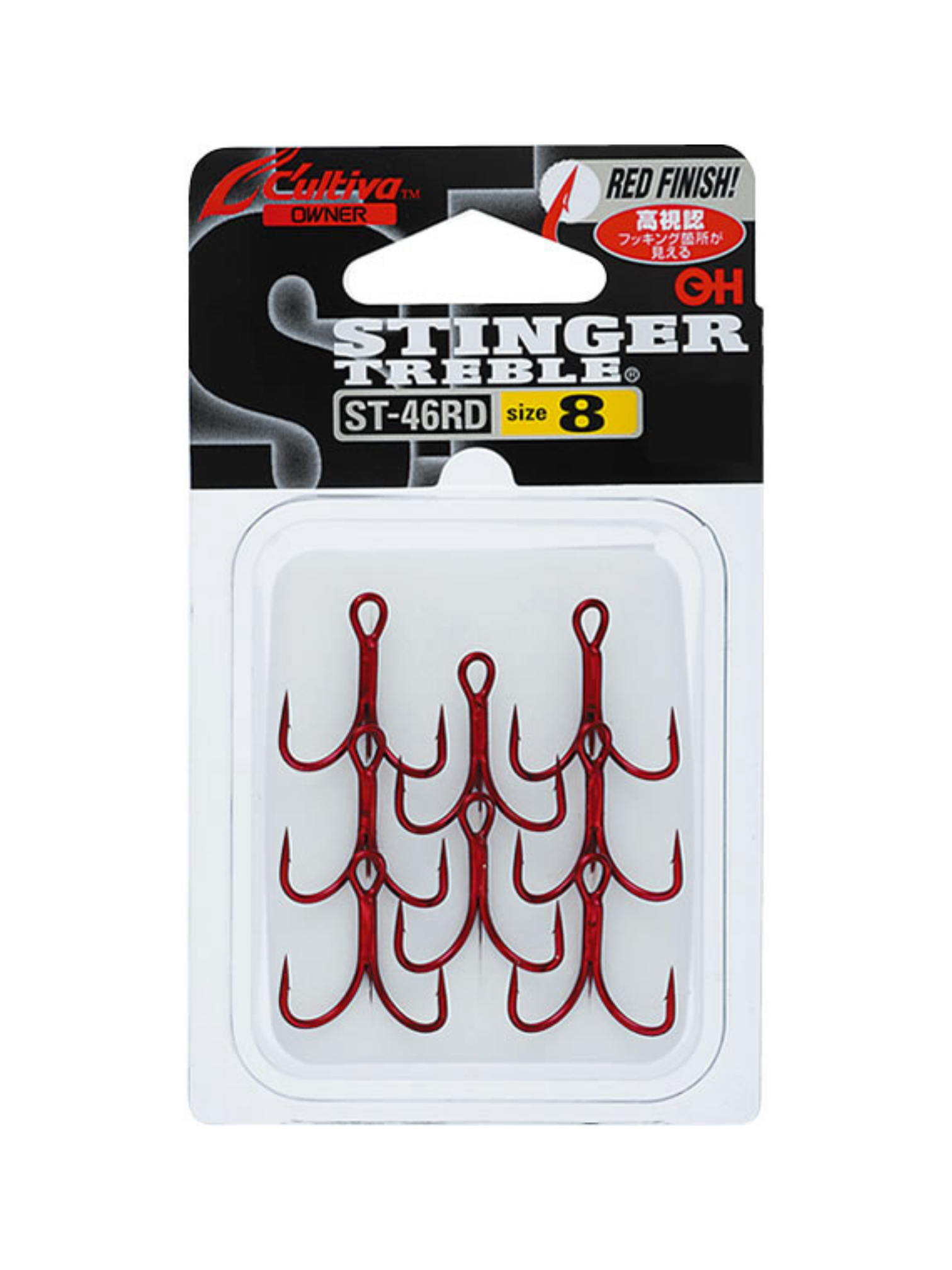 Owner ST-46RD Stinger Triple Kırmızı Üçlü Kanca