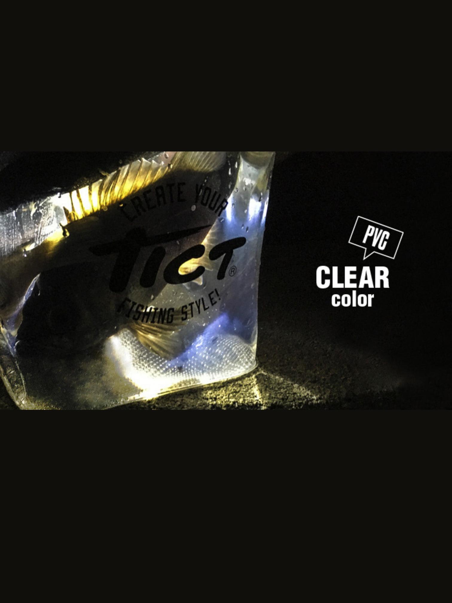 Tict Folding Live Bucket - Clear (Şeffaf Katlanır LRF Kovası)
