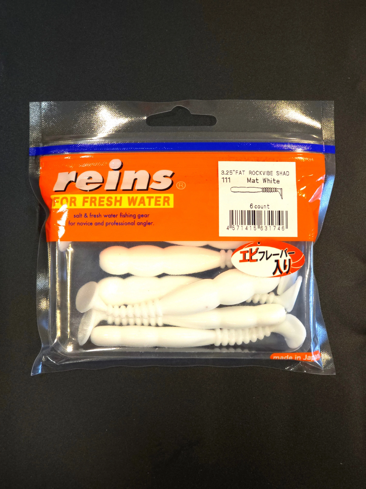 Reins Fat Rockvibe Shad 3.25’’ LRF Silikonu