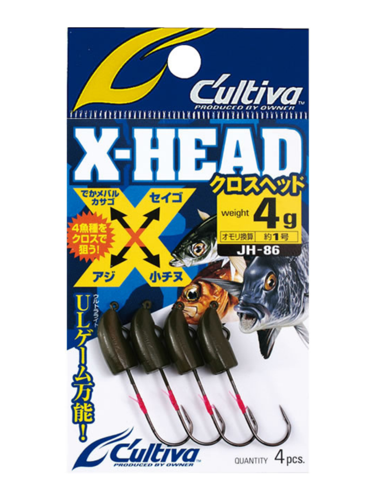 Owner Cultiva 11681 JH-86 X-Head LRF Jig Head