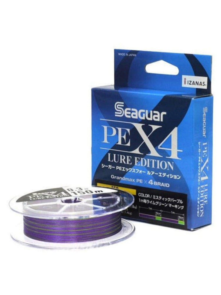 Seaguar Lure Edition PE 4 Örgü LRF İp Misina 150mt 0.2pe