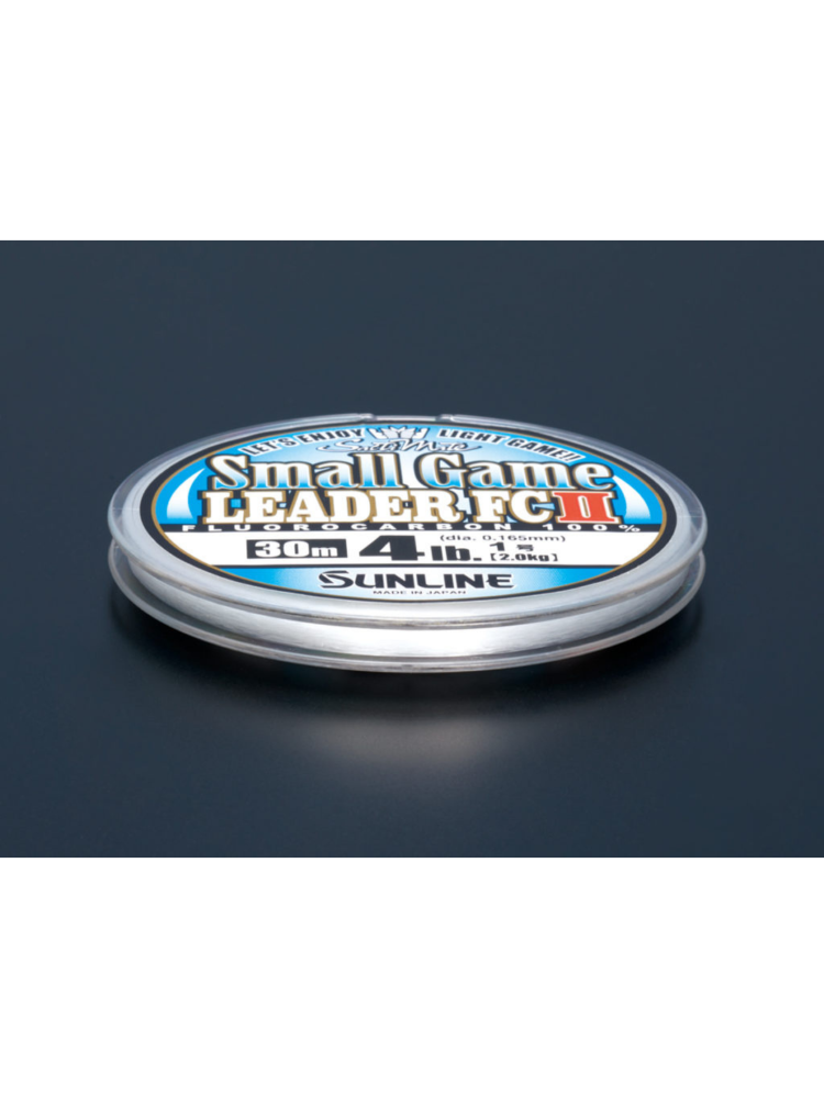 Bas De Ligne Fluorocarbone Sunline Small Game Leader FC II - 30 Mètres - 2 Lb
