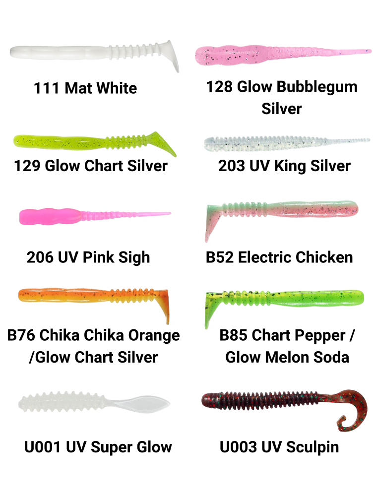Reins Bubbling Shad 3’’ LRF Silikonu