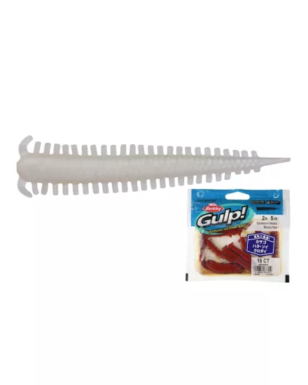 Berkley SW Gulp Sand Worm White Pearl Glow
