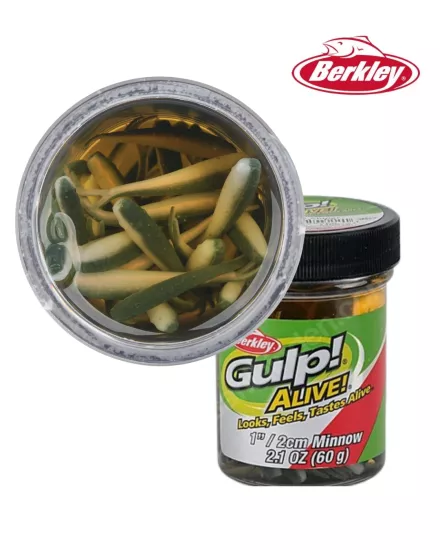 Gulp! Alive!® Minnow 1’’ - Emerald Shiner