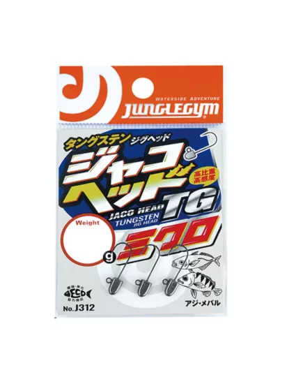 Junglegym J313 Jaco Head Tungsten SS Jighead - oltamsuda.com