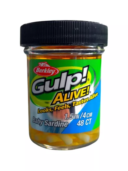 Berkley Gulp! Alive! Baby Sardine 1.5’’ Glow