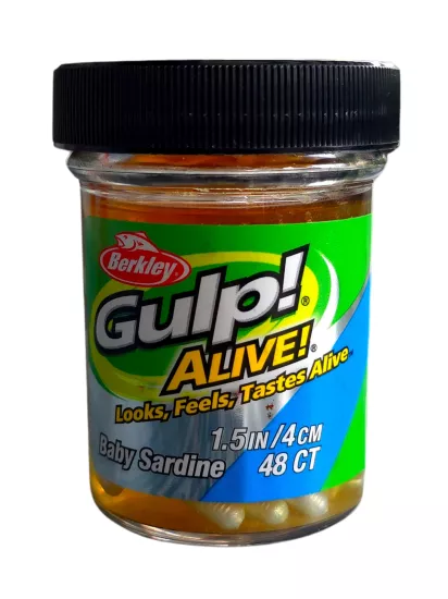 Berkley Gulp! Alive! Baby Sardine 1.5’’ Pearl White